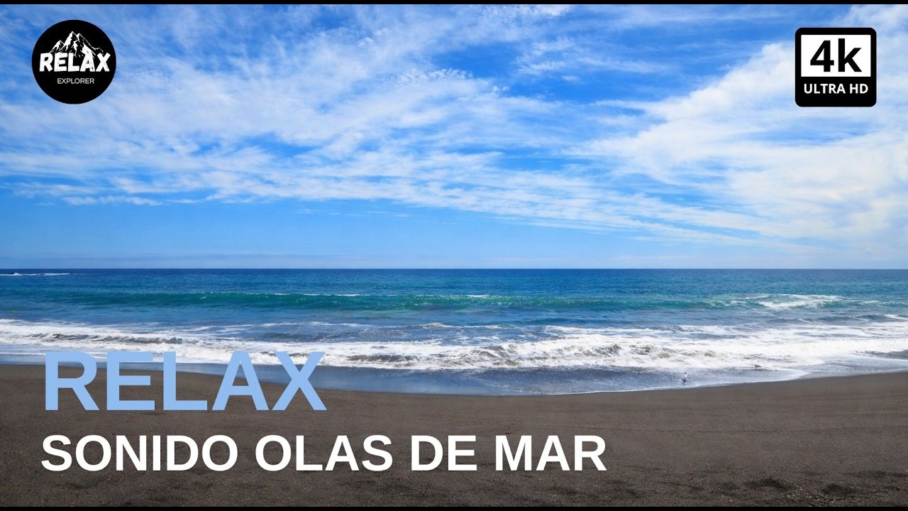 sonidos de mar relajación para dormir sound  sea relax para desconectar tu mente sonidos de playa