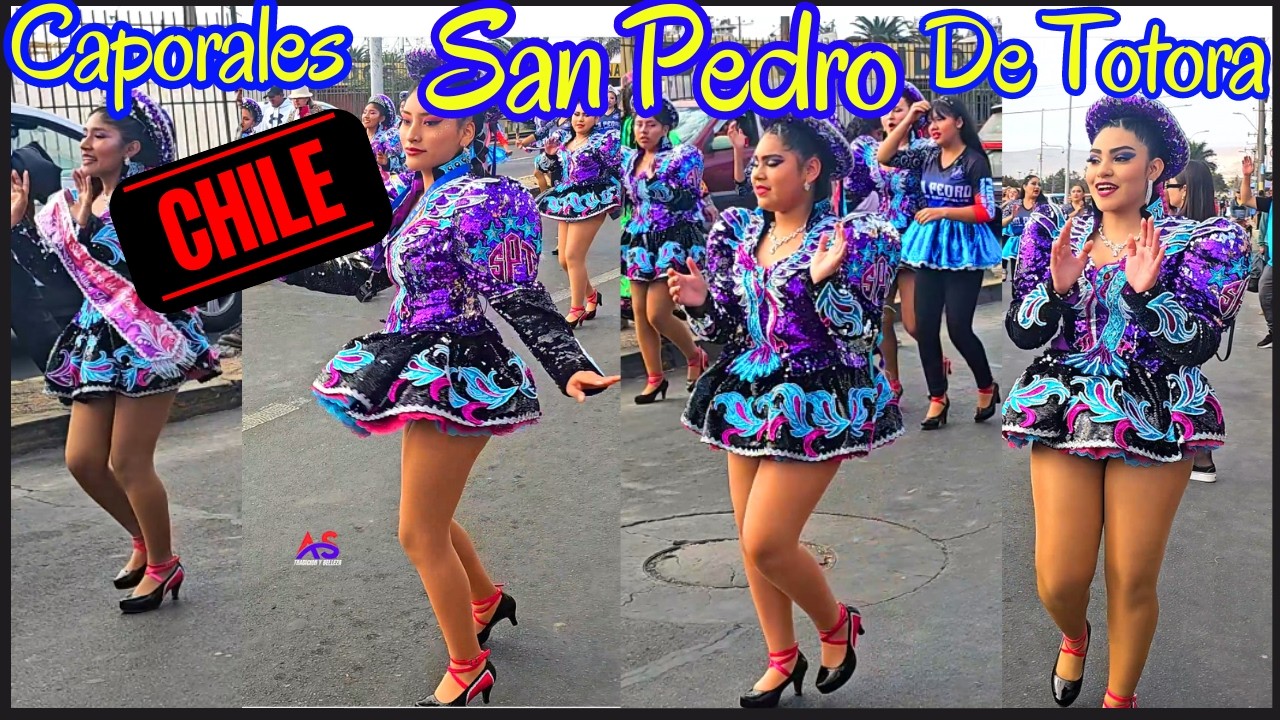 CAPORALES SAN PEDRO DE TOTORA ARICA CHILE 2024 #fiestaspatronales #caporalesdelmundo #caporales