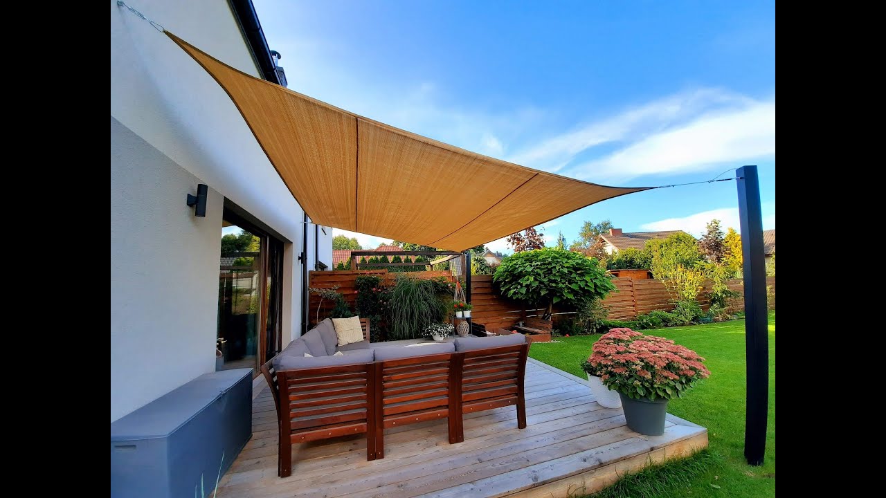 Installation of Sun Sail HDPE
