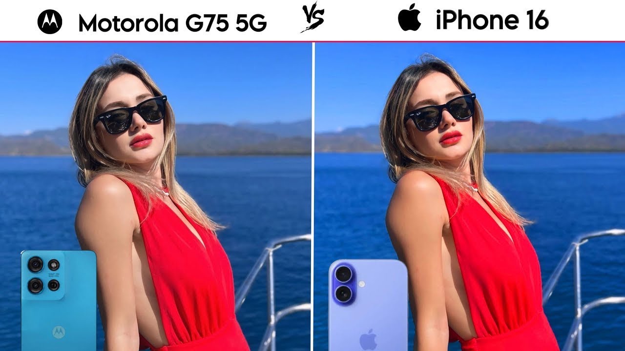 Motorola Moto G75 5G Vs iPhone 16 Camera Test & Comparison