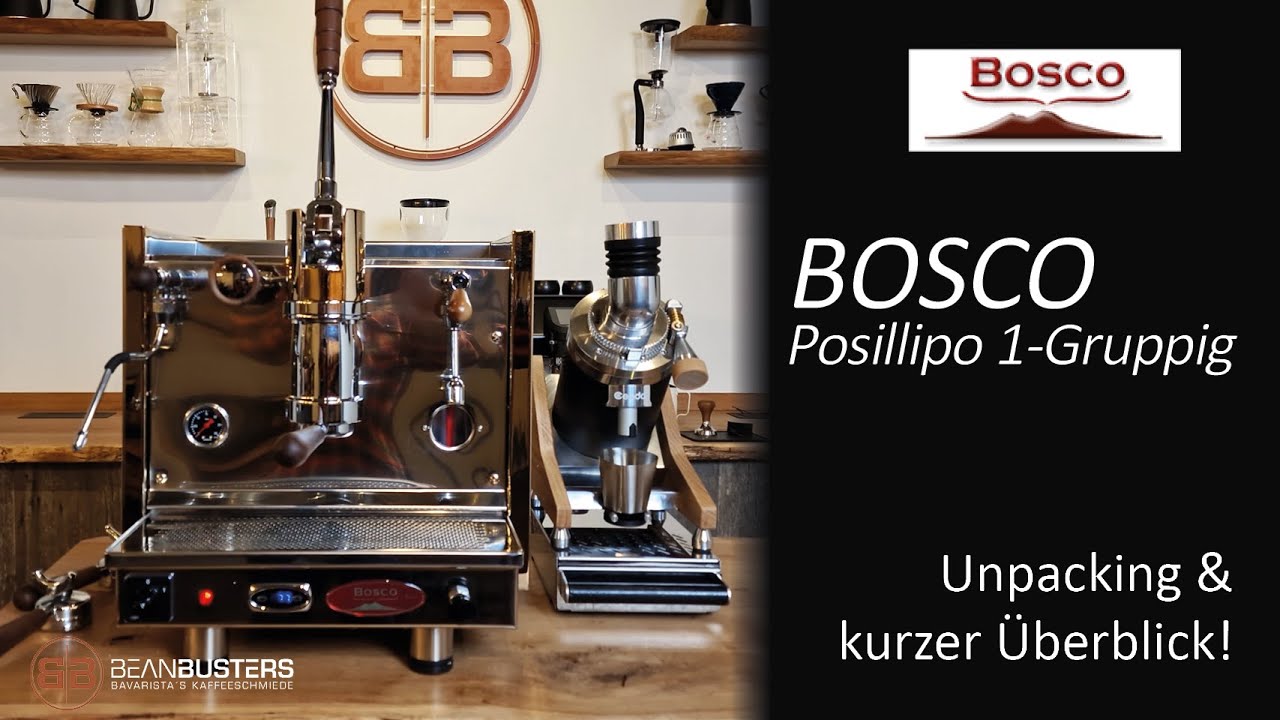 Bosco Posillipo - 1 Gruppige Handhebelmaschine - eine handgemachte Traummaschine!