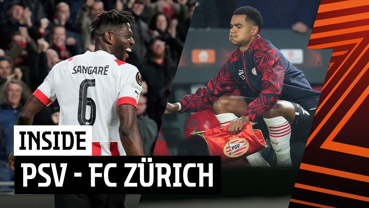Amazing European night at home 🤩 | INSIDE PSV - FC Zürich