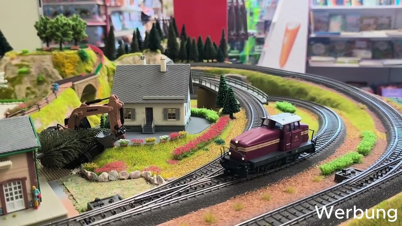 🚨 Mini-Bagger rettet Märklin Lok! 😱💪 | Modellbahn Action pur 🚂🌲
