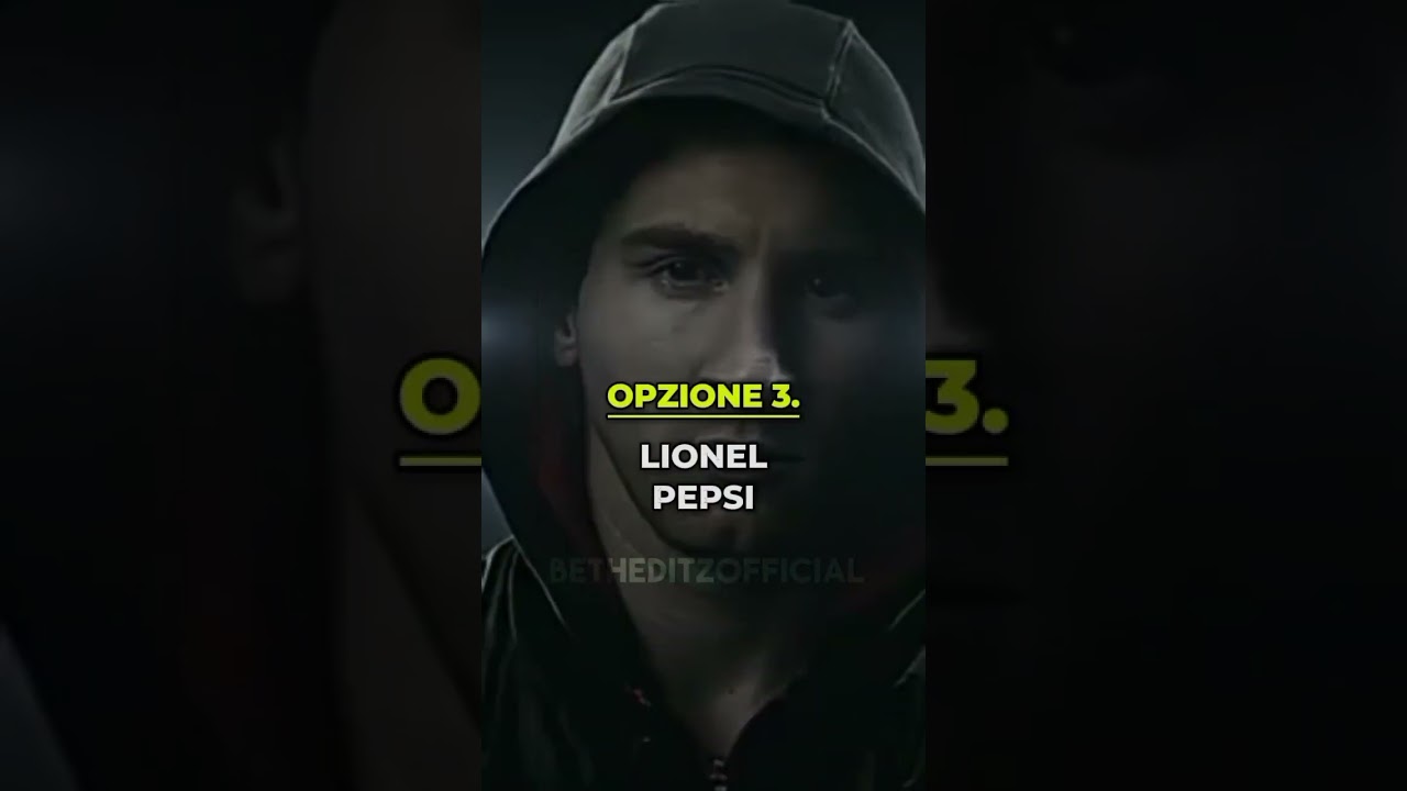 C'è un rigore al 90°, a chi lo fai battere? 