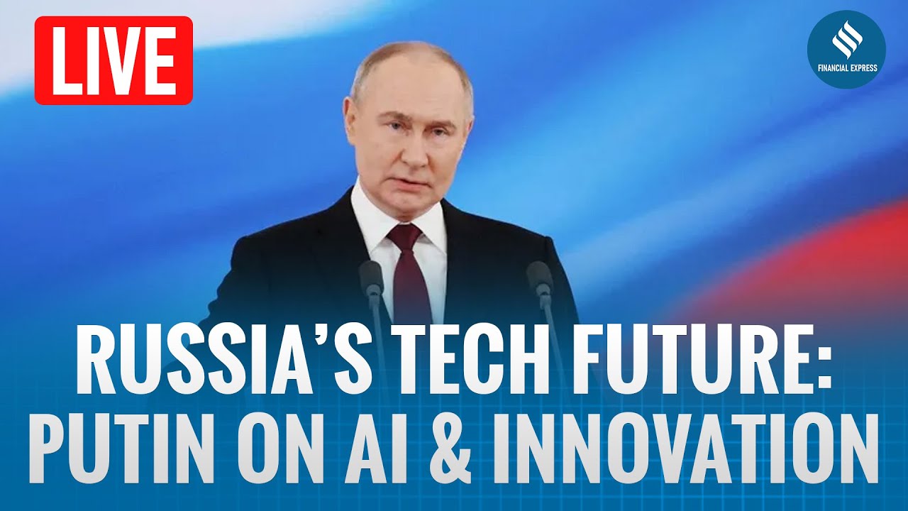 Live: Vladimir Putin Speaks at AI & Tech Forum in Moscow | Russia’s Innovation Race | Putin’s Vision