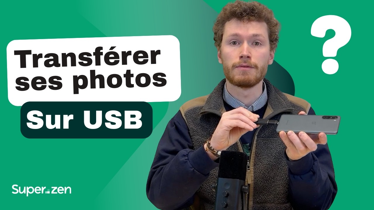 Comment transférer les photos de son téléphone sur une clés USB (Pour débutant)