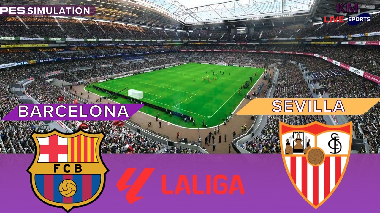 Barcelona vs Sevilla - La Liga 2025/26 | PES 2021 Simulation