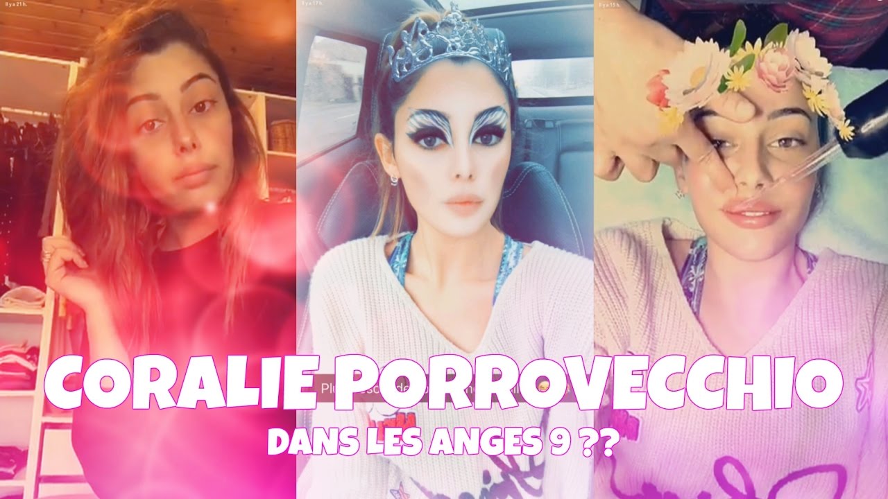 Coralie Porrovecchio dans les Anges 9 ? La réponse..... - 08/01/17 - SnapStoryStars