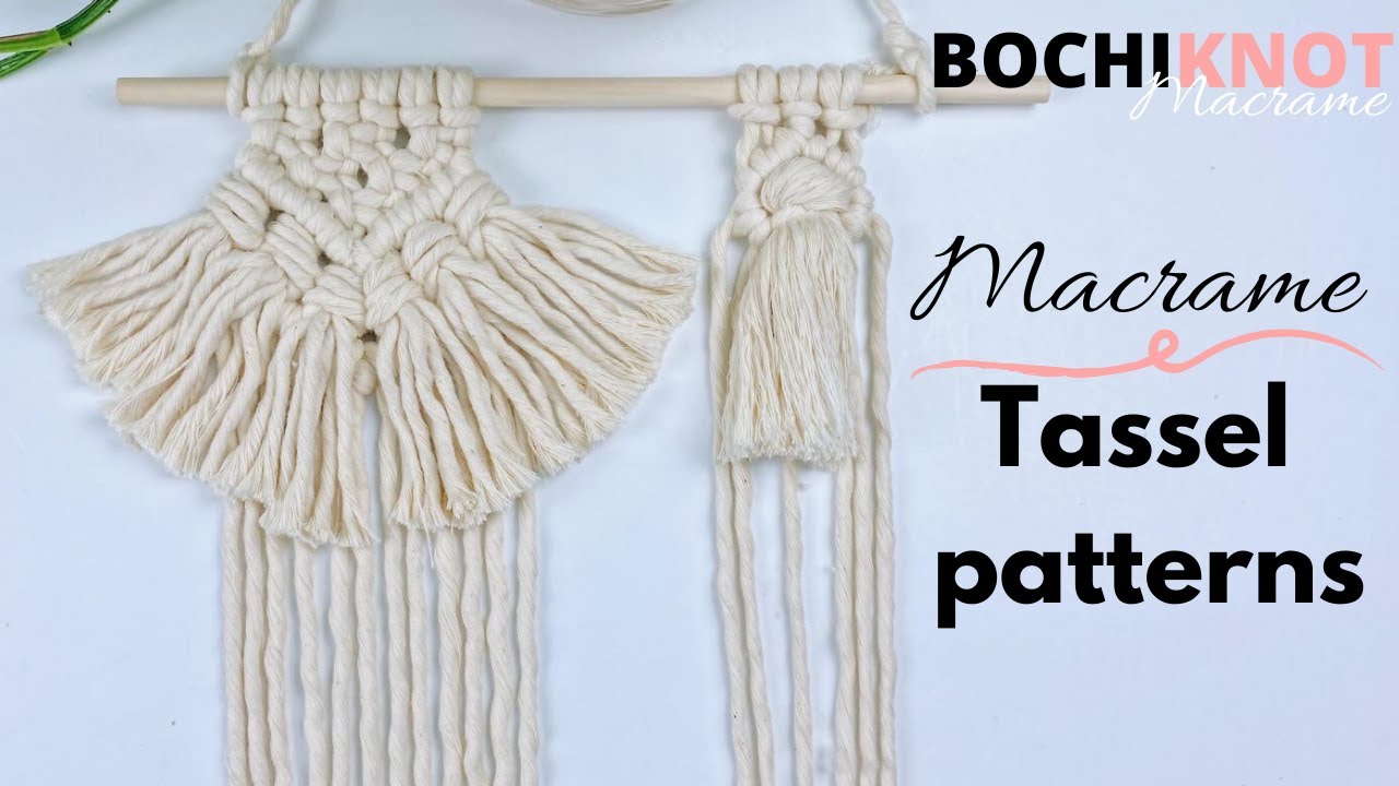 How to Create & Add Tassels To Your Macramé | 2 Tying-Techniques