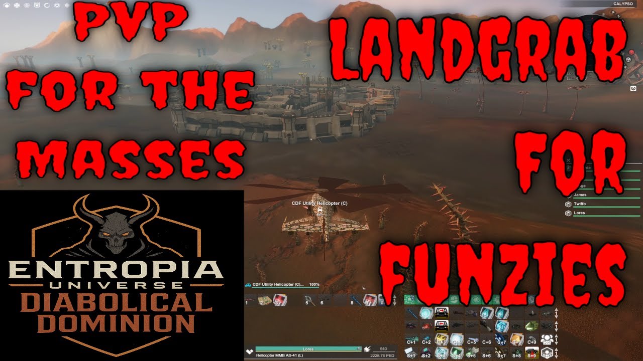 Entropia Universe Land Grab PvP Chaos – Diabolical Dominion vs Hardcore (Sept 2025)