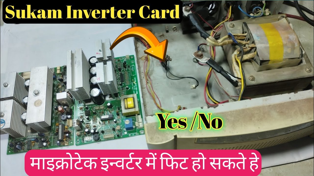 Sukam Card | Fit In Microtek Inverter|How To Inverter Card Change|Inverter Repair