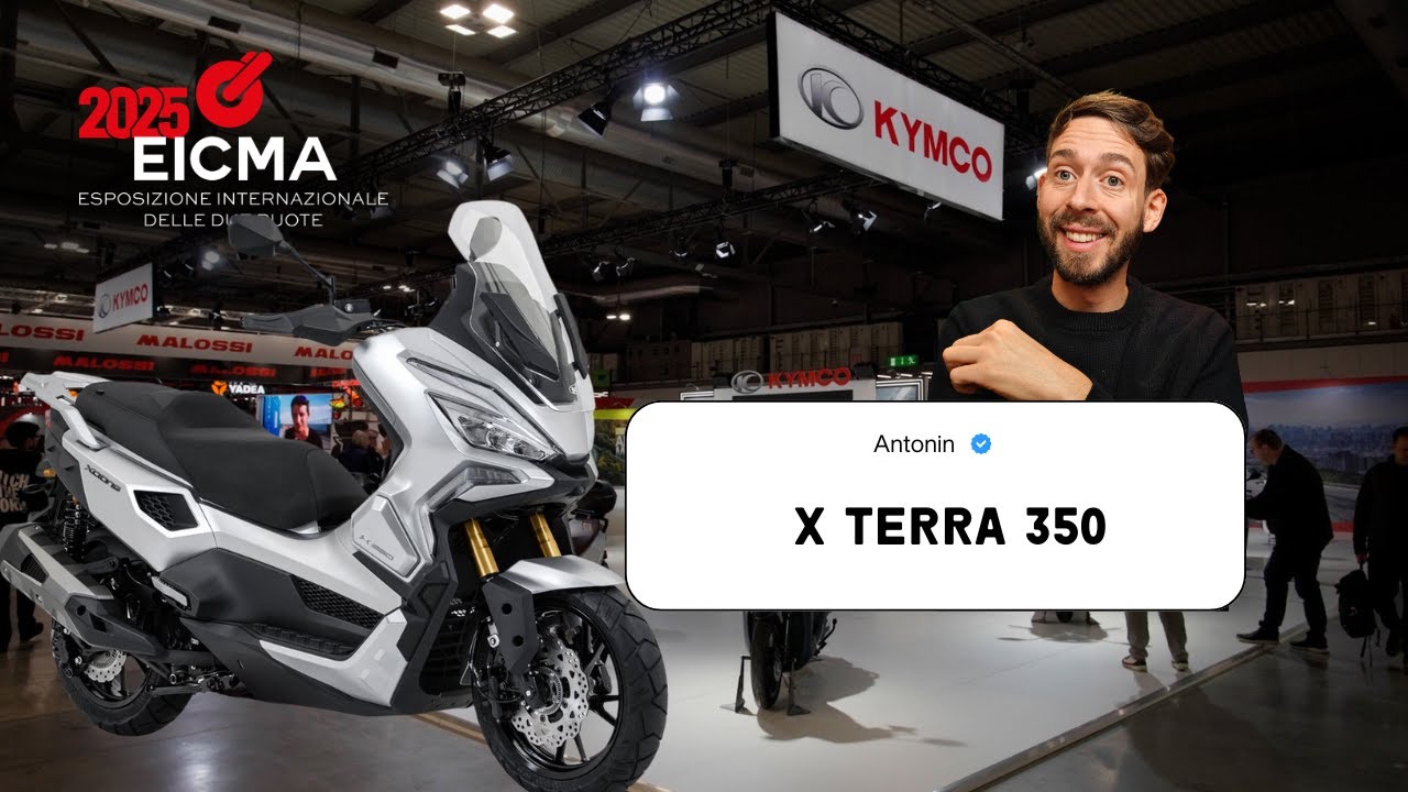 KYMCO à l’EICMA 2025 – le scooter devient high-tech 🇹🇼⚡