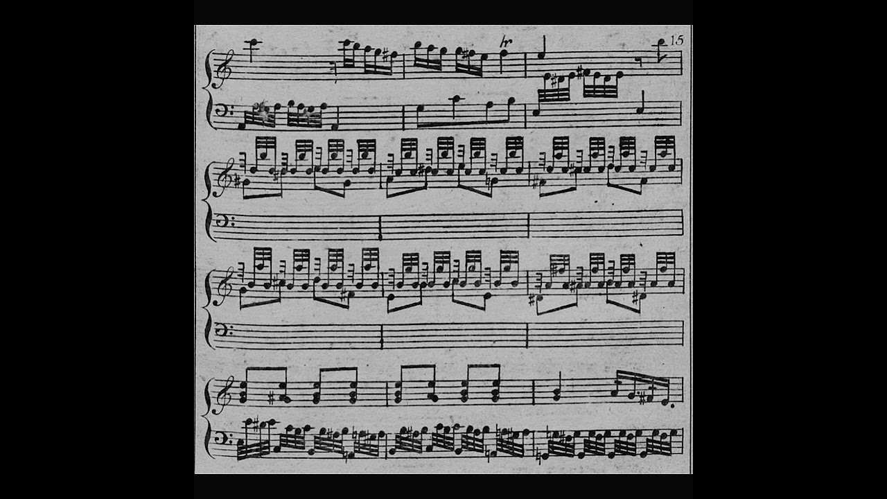Johann Schobert Sonata Opus 1 C Major Allegro Assai on Harpsichord