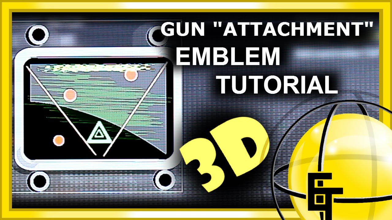 Black Ops 2 - 3D Emblem Tutorial - Radar 