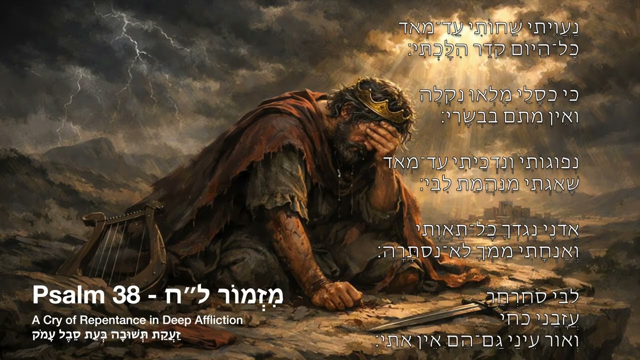Psalm 38 - מִזְמוֹר ל״ח – Hebrew Version | Psalms Music Project