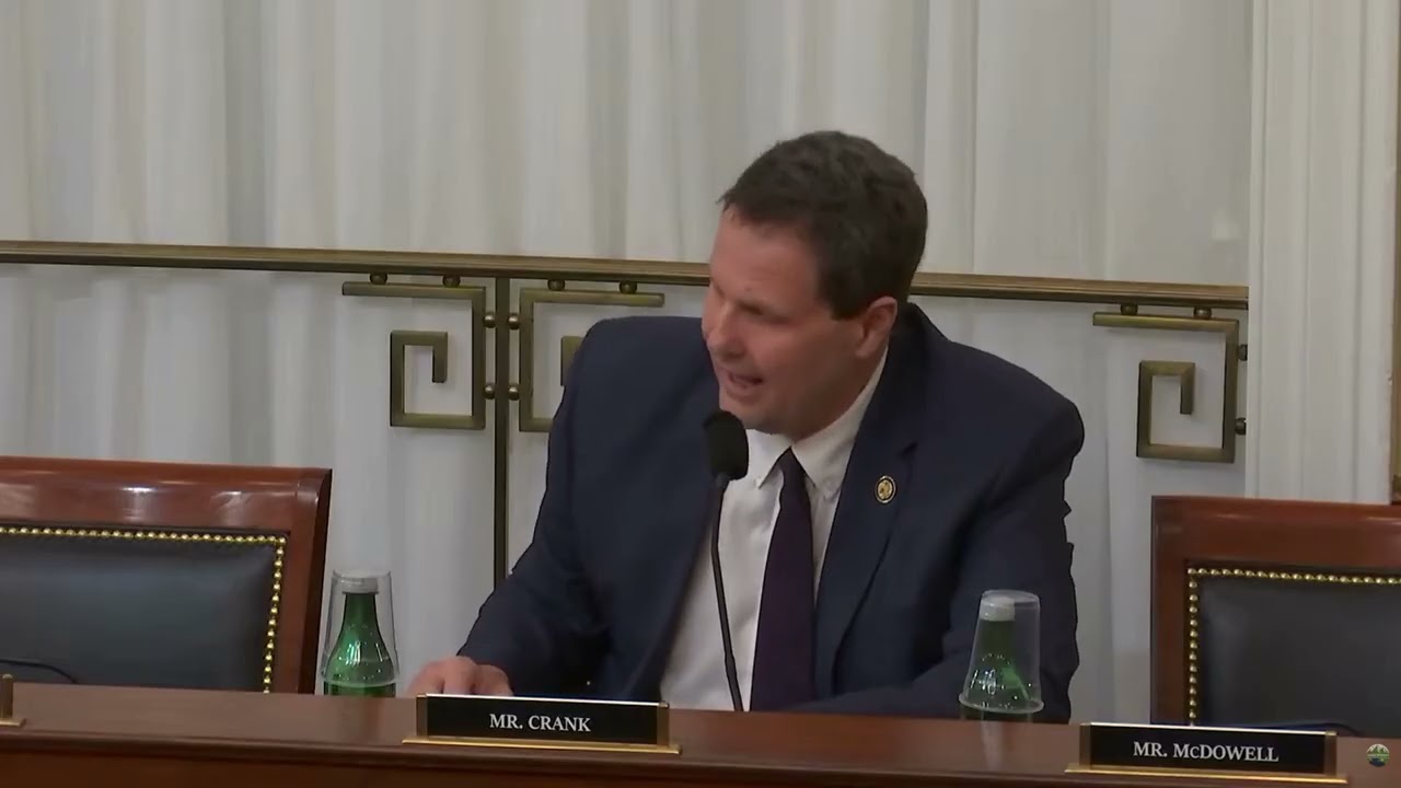 Rep. Crank Discusses Lowering Utility Bills for Americans