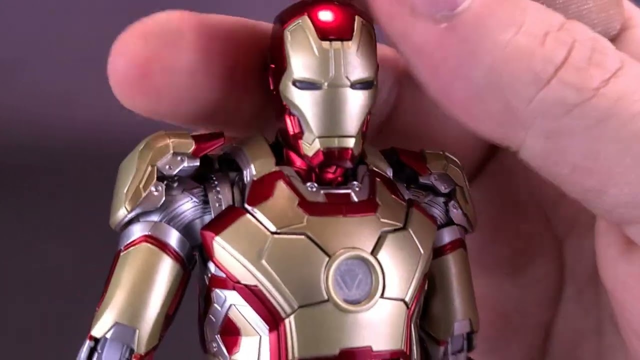 Threezero Infinity Saga Iron Man 3 DLX Iron Man Mark 42 1:12 Figure @TheReviewSpot