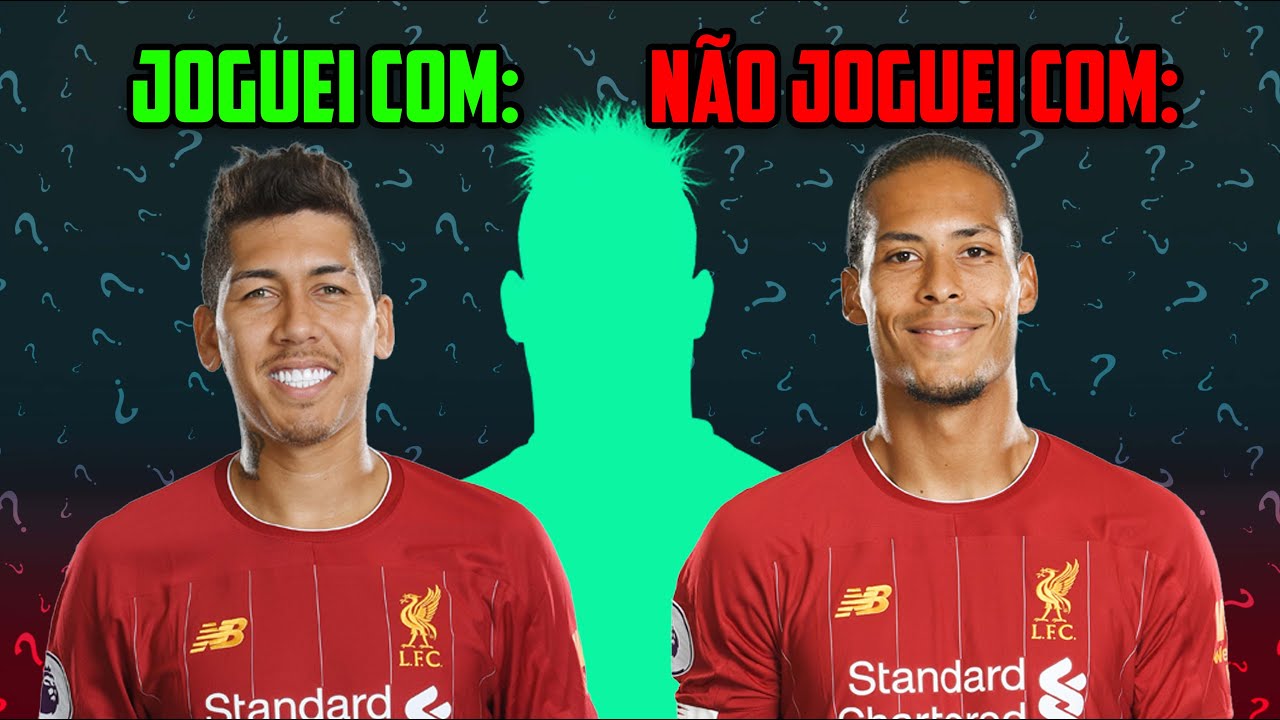 JOGOU COM O FIRMINO MAS NÃO JOGOU COM O VAN DIJK? - JOGUEI COM