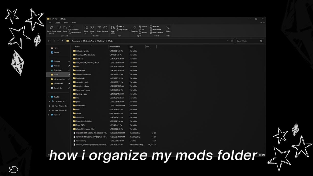 an in-depth tutorial of how i organize my mods folder | sims 4