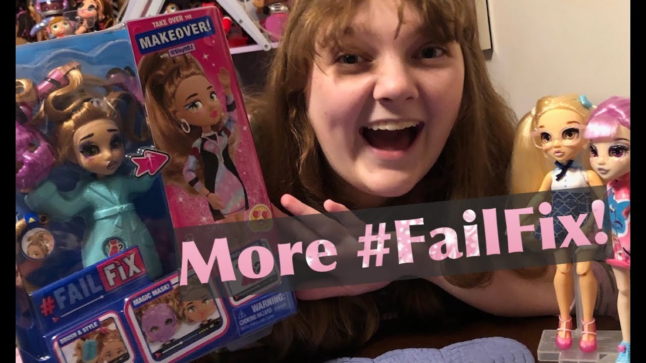 #FailFix Makeover Fashion Dolls by Moose Toys - Fail Fix SlayItDJ Doll - Unboxing & Review