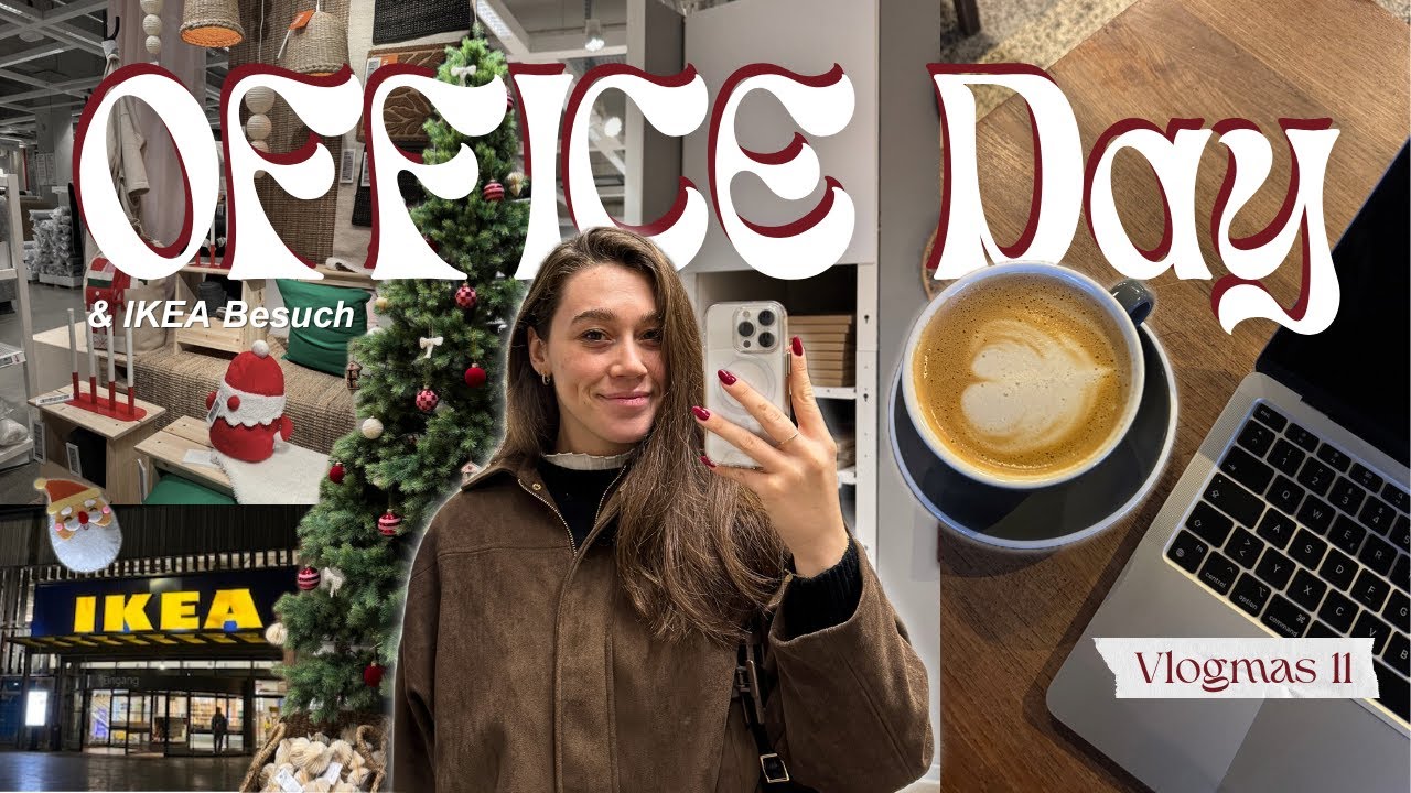 Mein Office Day endet unerwartet bei IKEA 😳🛒 | Vlogmas Tag 11