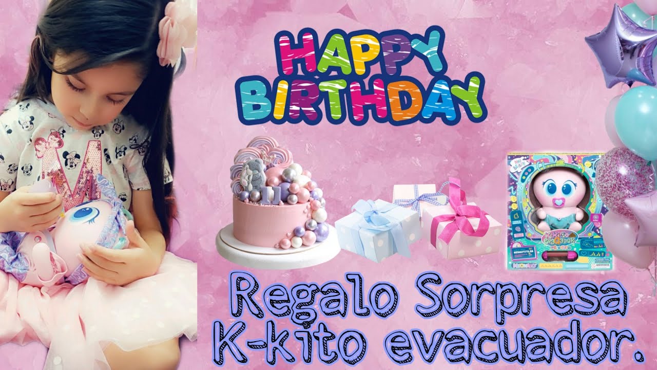 k-kito evacuador el mejor regalo... cumpliendo años  k-kito evacuador hace pipi y popo.