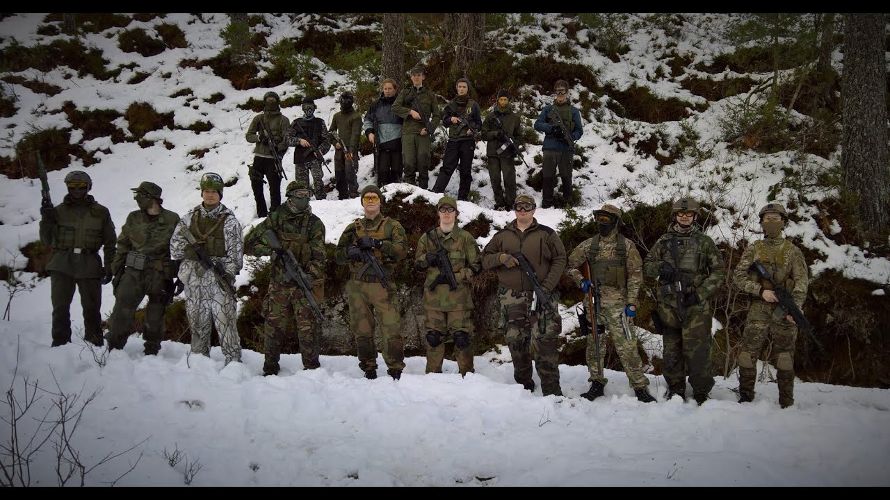 Airsoft på Valle 06 februar 2016