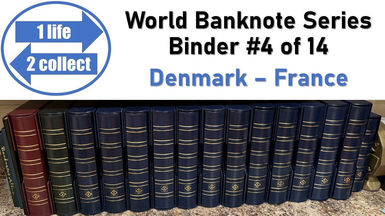 World Banknote Binder Series (4 of 14) – Countries Denmark Through France