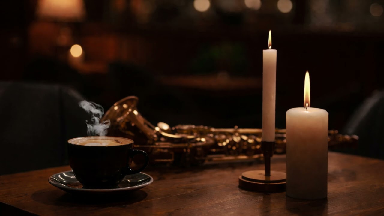 Late Night Coffee Jazz☕Smooth Saxophone & Piano Instrumental |Relaxing Cafe Ambience | ElfaJazzMusic