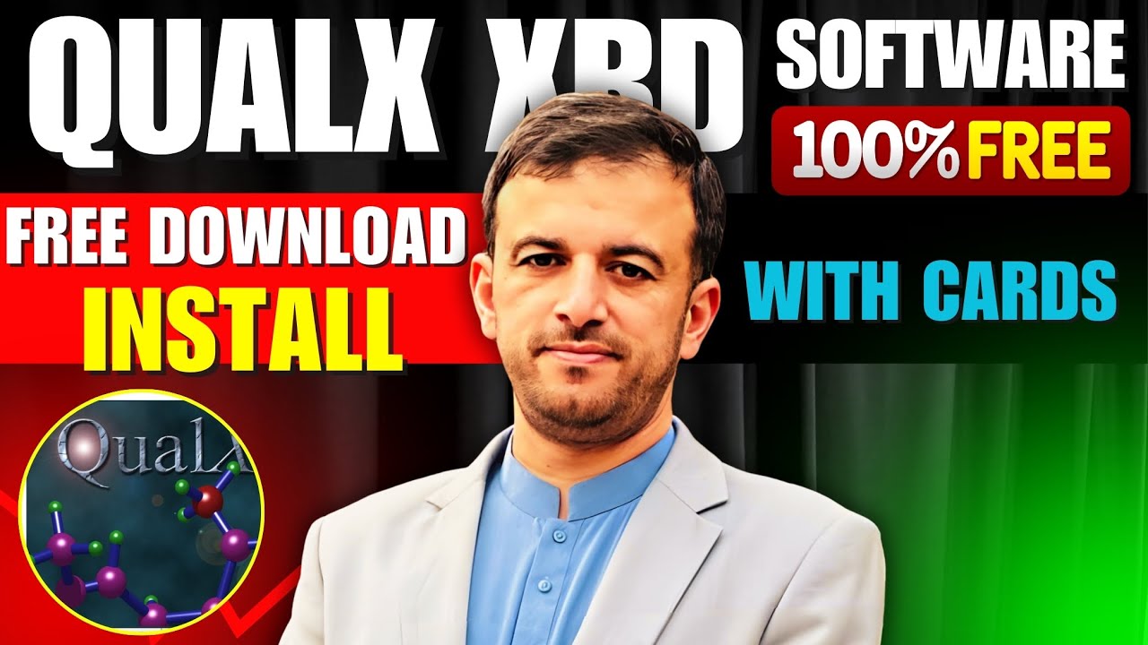How to Download and Install QualX XRD Software for XRD Analysis | Alternative to Xpert Highscore