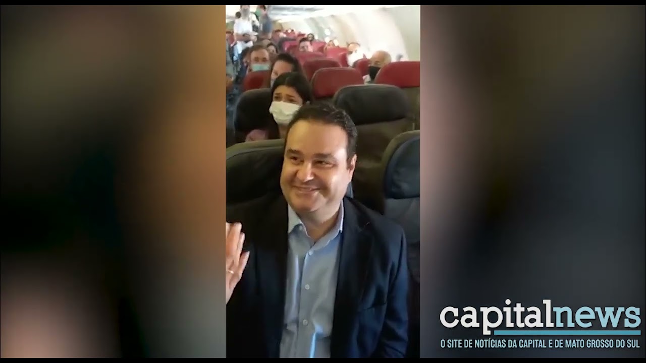 Deputado Fabio Trad &eacute; criticado durante voo e discute com eleitor de Bolsonaro | Jornal Capital News
