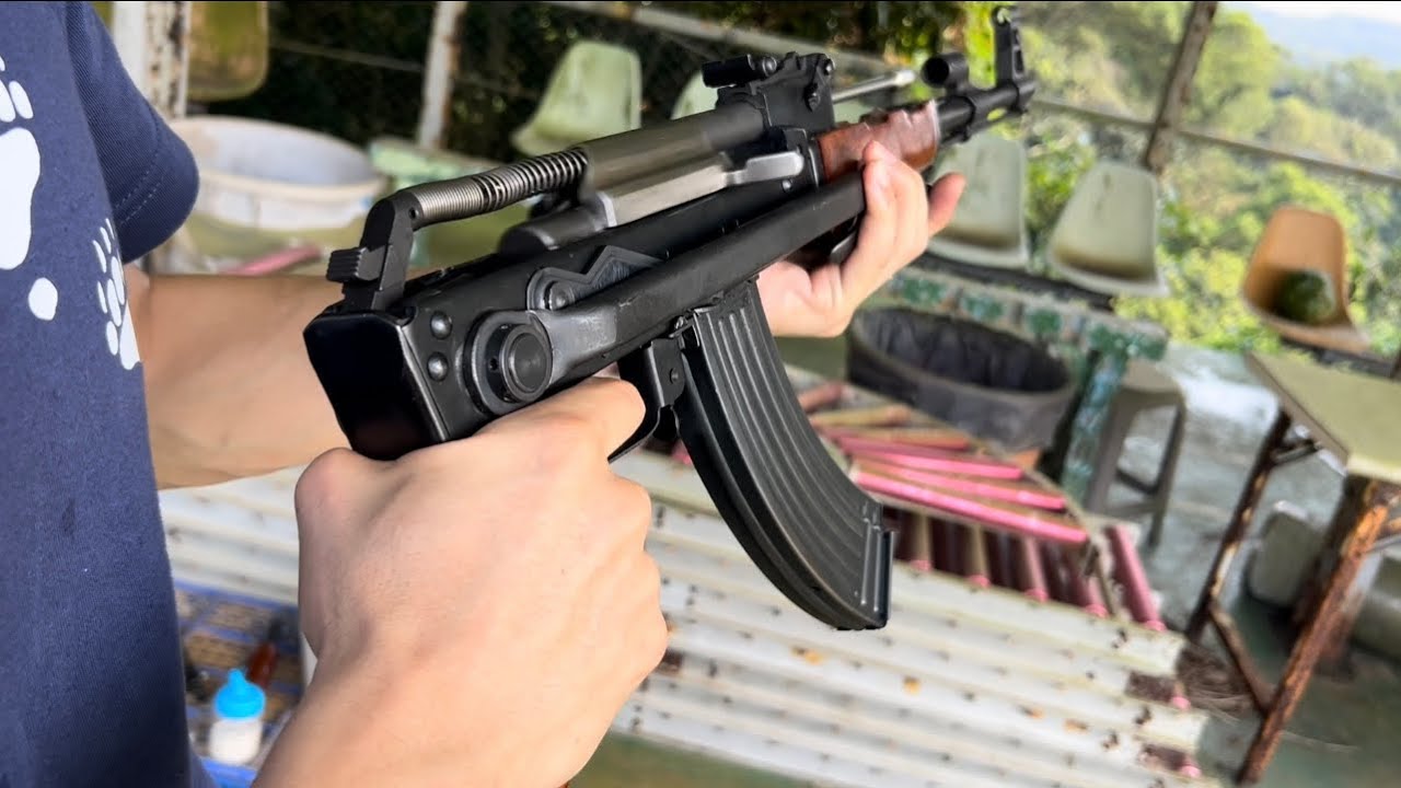 ［林肯工作室］漢元真治GBB RS type 56-1 改 GBB REAL SWORD 56式-1 下折拖版 chinese AK #airsoft ak47 kalashnikov Norinco