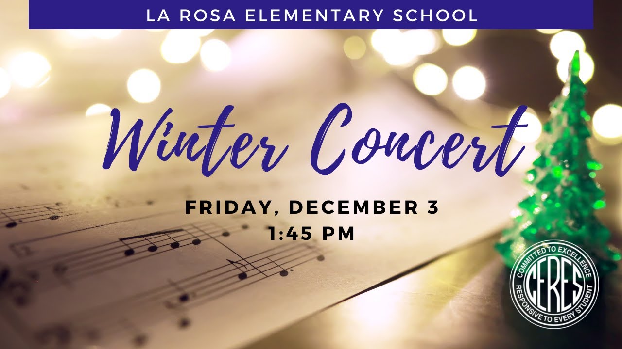 La Rosa Elementary Winter Concert 2021