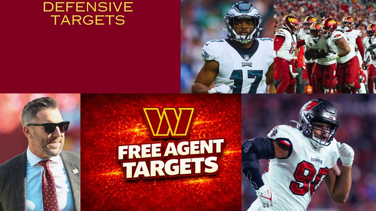 🏈 Commanders Could Target Nakobe Dean and Logan Hall in Free Agency! 🏈 Real