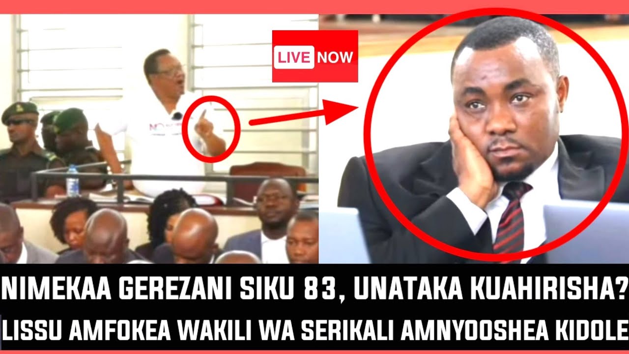 🔴#live_KIMEWAKA! LISSU AWAKA MAHAKAMANI AMFOKEA, AMNYOOSHEA KIDOLE WAKILI WA SERIKALI ASHIKA SHAVU