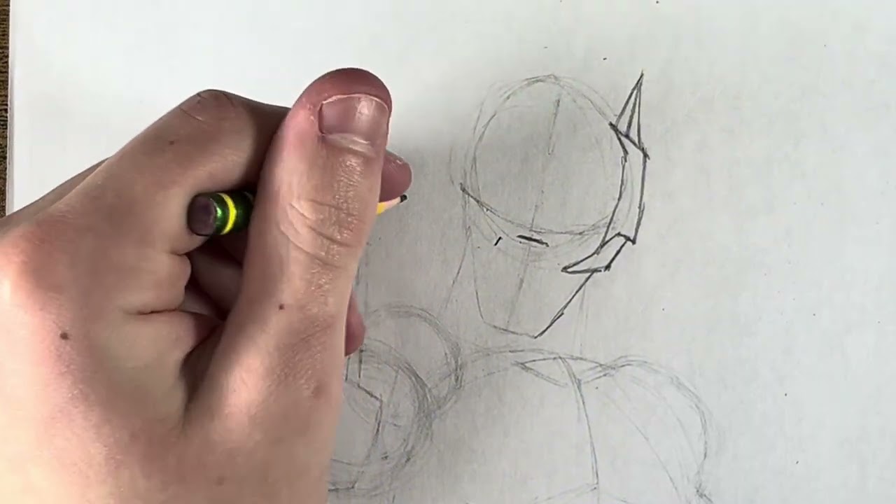 Урок по рисованию Arkham Knight