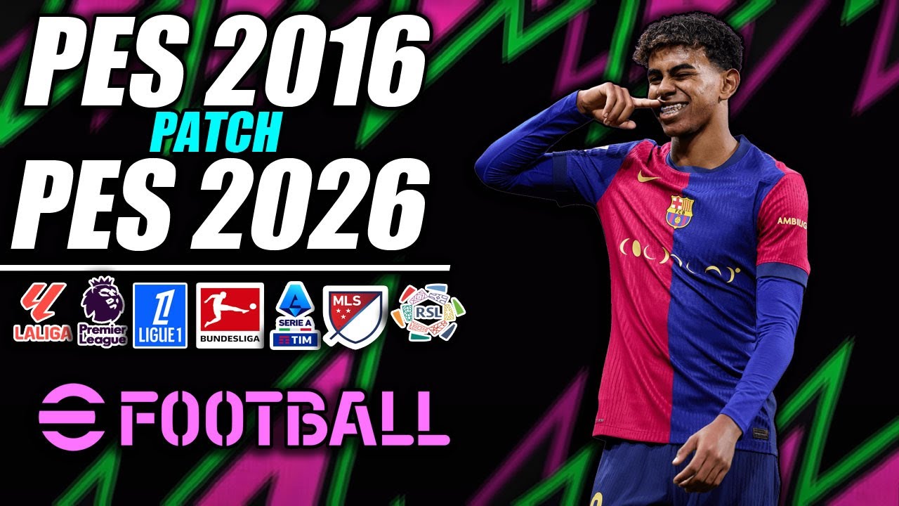 ▶ PES 2016 PATCH 2026 | (Update/Parche) HD&trade;