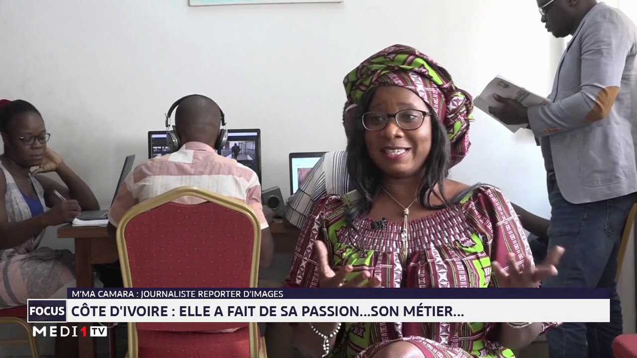Focus : portrait de M'ma Camara, journaliste reporter d'images