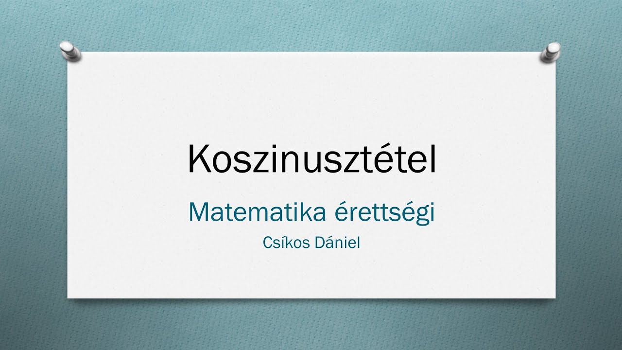 Koszinusztétel