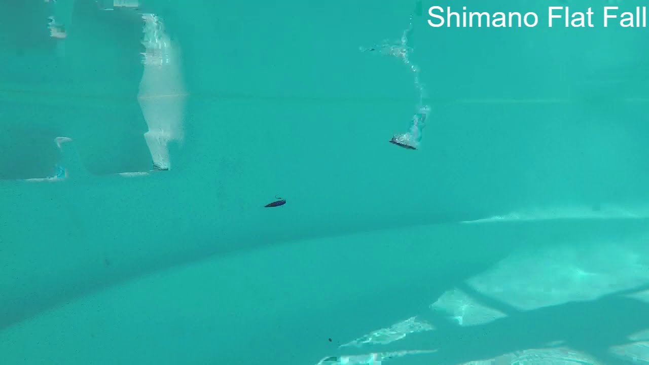 Underwater Footage of Shimano Butterfly jig, Flat Fall, Koika, Squish and Slow Pitch Jigs.