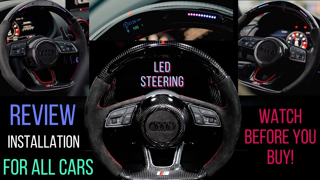 In-Depth Review Of LED Steering Wheel | 4K