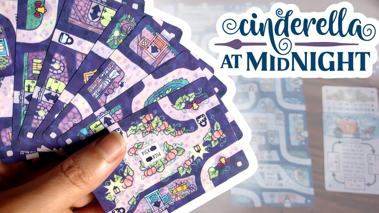 Cinderella at Midnight Solo Maze Card Game Playthrough