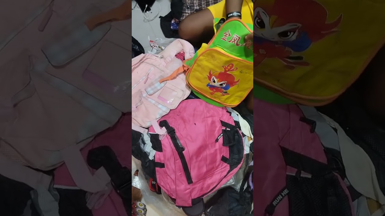 LETS OPEN A THRIFT CHINA SCHOOL BAG BALE #fashion #bags #schoolmemes #china #baby #trendingshorts