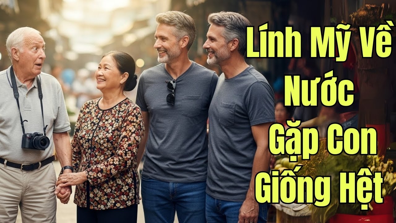 Cựu Lính Mỹ Sang Việt Nam Du Lịch, Bất Ngờ Gặp Lại Người Yêu Cũ Và Hai Đứa Con Giống Mình!