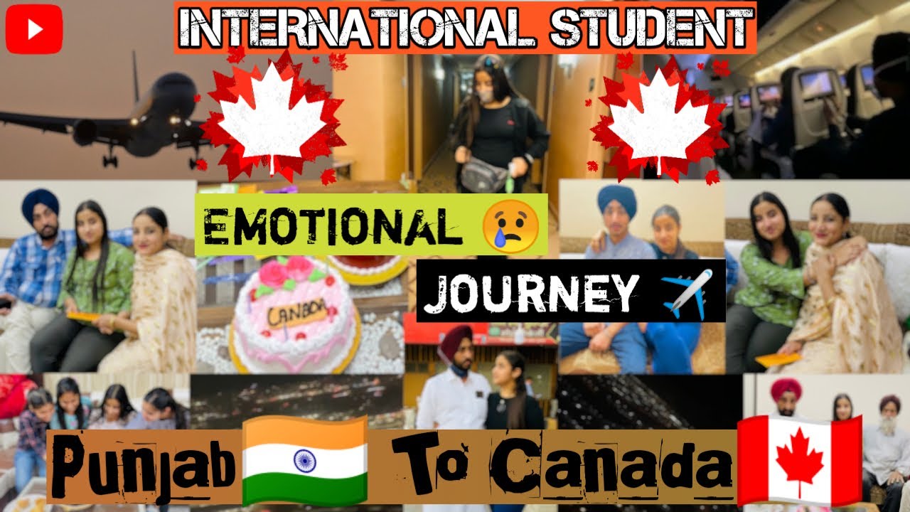 Punjab to canada || emotional journey😢|| International student || May intake 2021|| Must watch🇨🇦