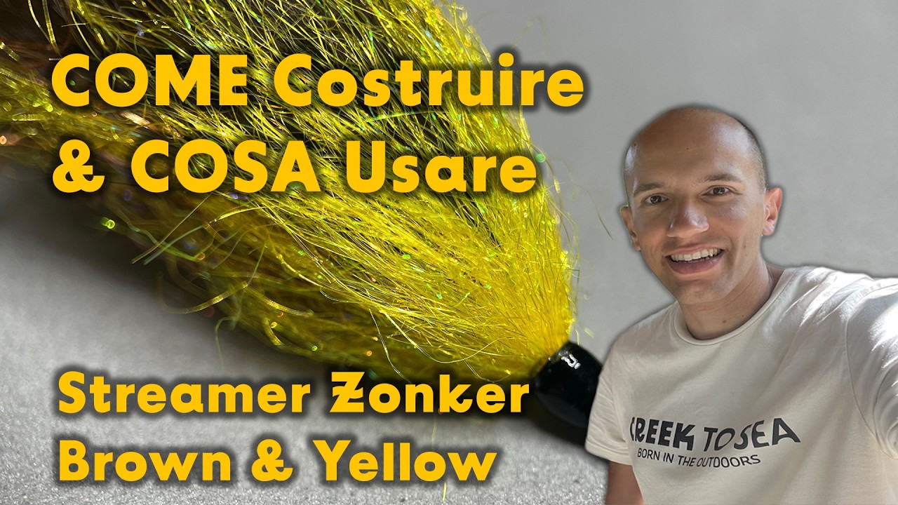 COME costruire uno Zonker Streamer Brown & Yellow e COSA ti serve per trote bass lucci e predatori