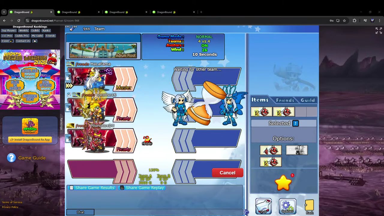 GUILD PRIX BUNGE 2026 ACTUALMENTE OXIDADO - DRAGONBOUND