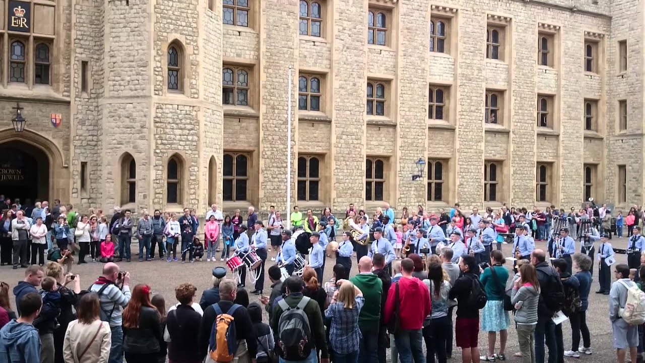 L&SER ACO Marching Band - L&SER Drum Solo at The Tower of London