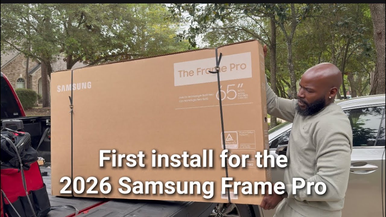 Первая установка Samsung Frame Pro в 2026 году