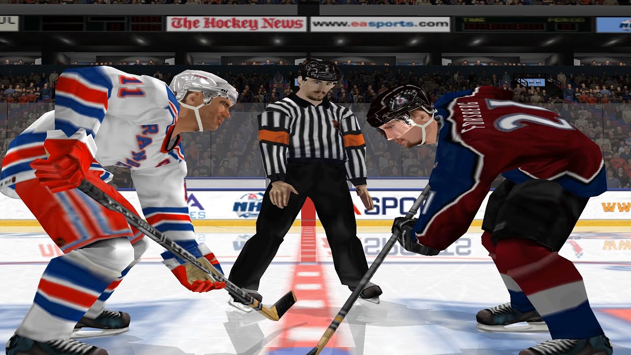 NHL 2001 | Колорадо Эвеланш - Нью-Йорк Рейнджерс | Финал Кубка Стэнли, игра 5 | Геймплей на ПК в ...
